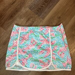 Colorful lobster Print Skirt Lilly Pulitzer